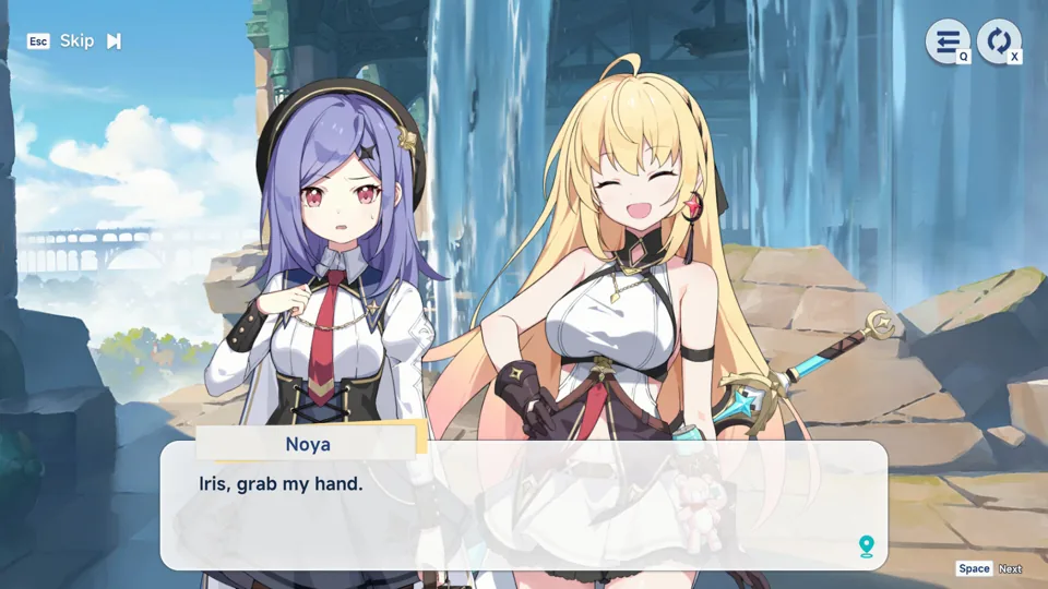 Stella Sora companions in a promotional story scene.