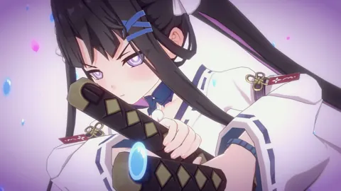 A sword-wielding Stella Sora Trekker in official promotional art.