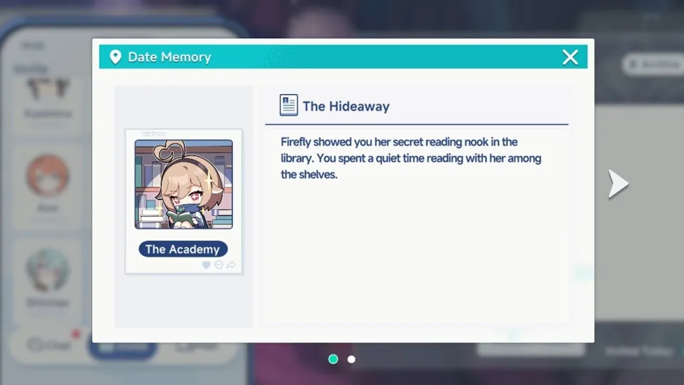 Stella Sora recording cover: Stella Sora Firefly Special Memory The Academy (The Hideaway)